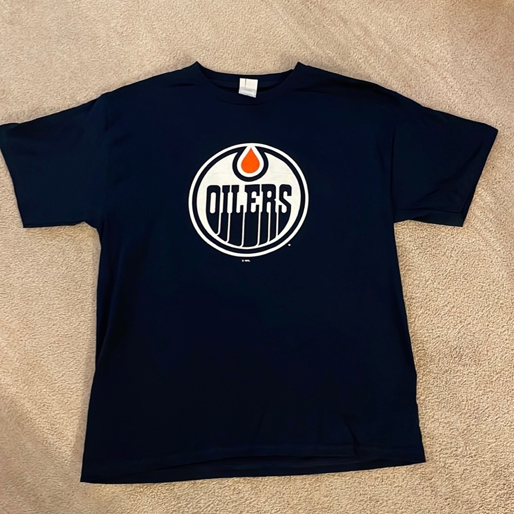 T-shirt McDavid Edmonton Oilers Connor McDavid #97 NHL Hockey Mens Medium NHLPA - Picture 6 of 6